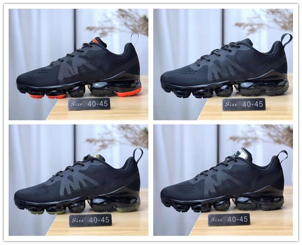 

Новое Поступление 2019 Run Utility Мужские Кроссовки Тройной Черный Белый Средний Оливк