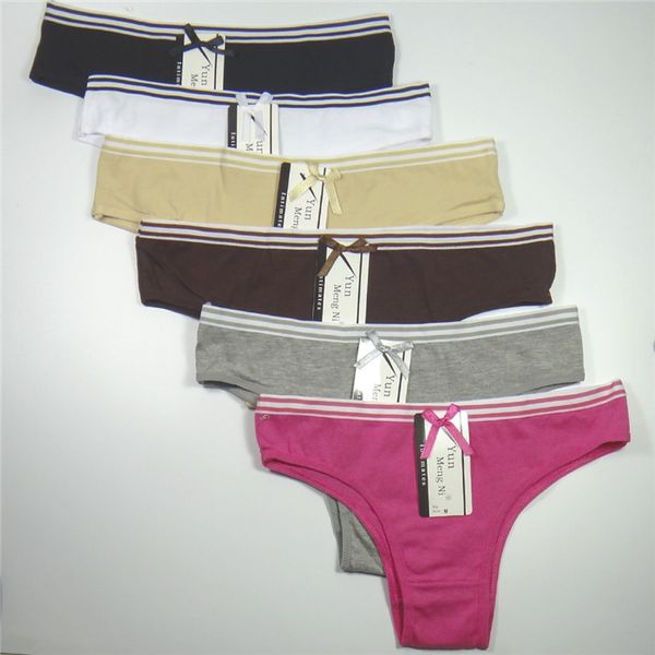 

2020 новая мода чистого хлопка сплошной низкой талии сексуальные женщины трусы бесшовные нижнее белье женщин сексуальные удобные женские тру, Black;pink