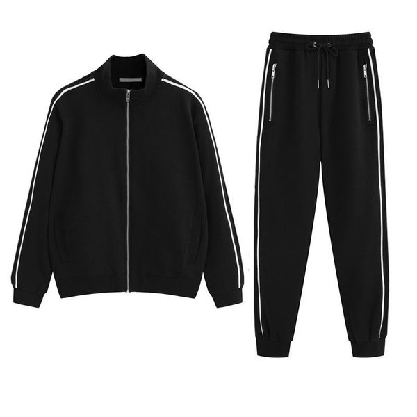 

2020 s-2xl mens womens designer tracksuits brand black jacket+pant set luxury casual spring suits kits drop shipping b100274v, Gray