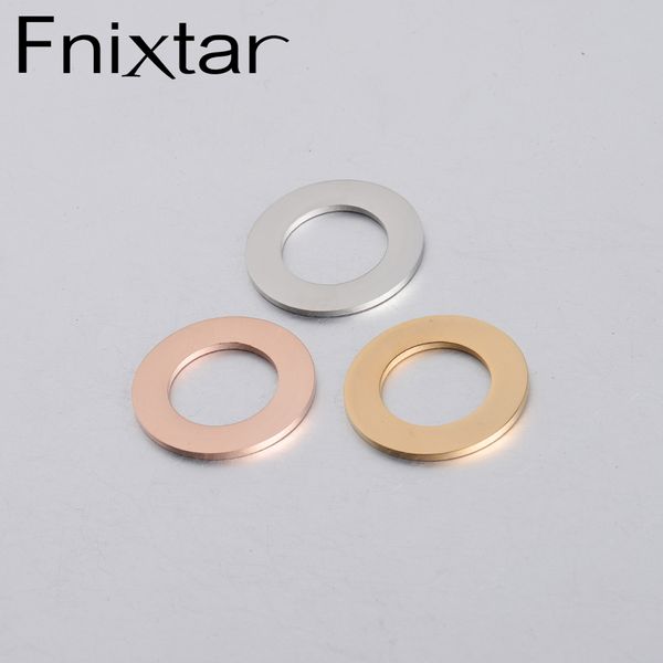 

fnixtar 25mm hollow circle charms pendants mirror polished stainless steel round charms tags diy jewelry making 20piece/lot, Bronze;silver