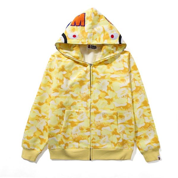

wholesale men women red blue camo plus velvet sport hip hop sweater lover yellow blue pink camo hooded hoodies jacket, Black