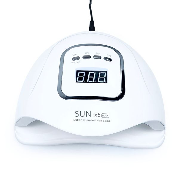 

sunx5 max 80w fast curing nail gel uv lamp nail dryer with lcd display 10/30/60s timer smart uv led lamp manicure art tool
