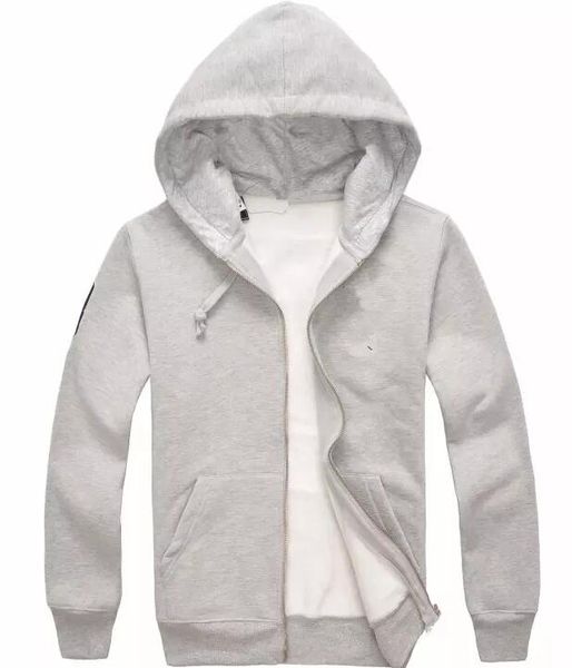 2019 Yeni Marka Sıcak Satın Erkek Polo Hoodies ve Sweatshirts Sonbahar Kış Kıyısı Bir Kaput Spor Ceketi Erkek Hoodies W8