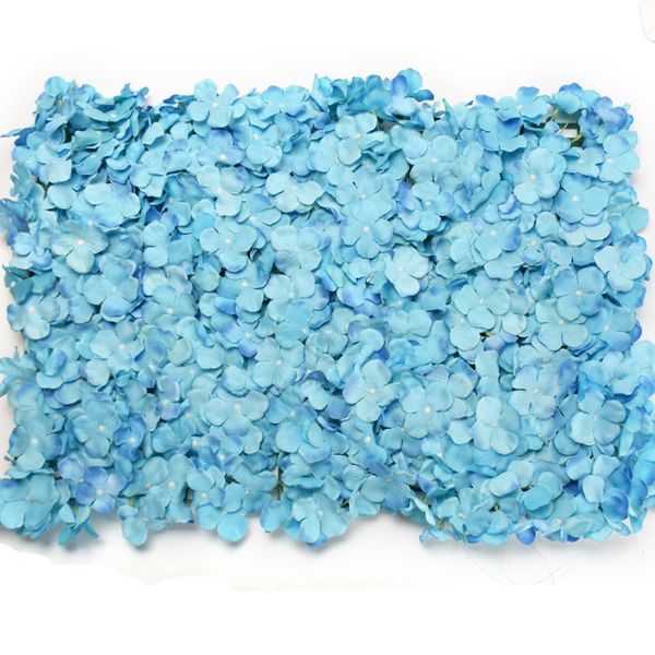 

diy hydrangea carpet type silk flowers wedding setting wall road arch decoration