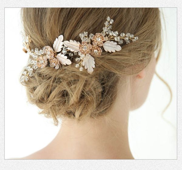 

wedding accessories handmade original jewelry bridal tiara hair comb three-piece comb accesorios de novias para el cabello