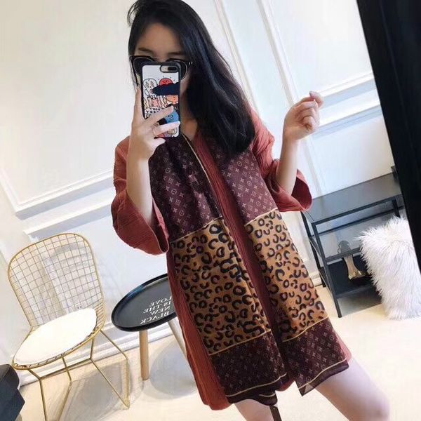 

весна и лето шелковый шарф для женщин горячие продажи leopard printed long комфортные шарфов размер 180x90cm шали, Blue;gray