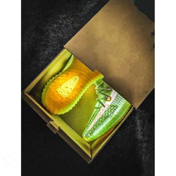 

2019 Статическое кунжутное масло Kanye West v2 с коробкой полузамороженное Giallo Beluga 2.0 Aranci