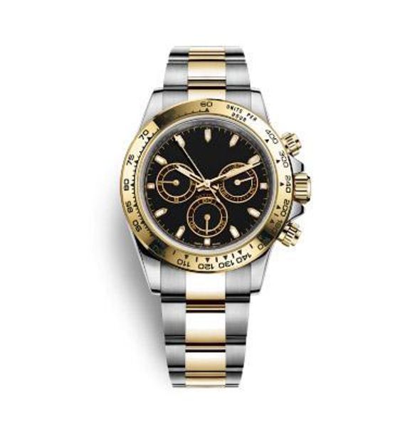 

master fashion mens automatic watch tona gold ceramic bezel silver gold 316l stainless steel adjustable band multi-style mens wristwatch, Slivery;brown