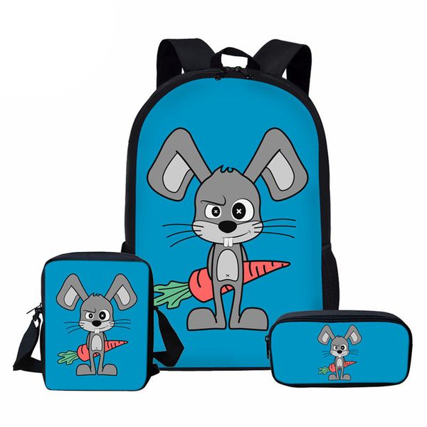 

noisydesigns fashion school bag sets for teenager girls cartoon print kids backpack primary school book bags