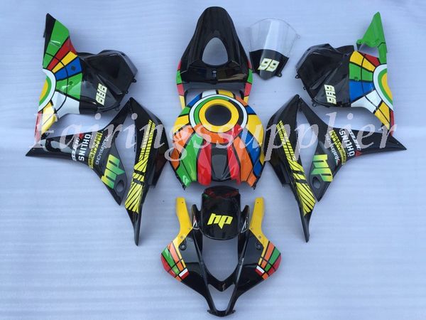 

новая (литье под давлением) abs обтекатель комплекты fit для honda cbr600rr f5 2009 2010 2011 2012 600rr 09-12 обтекателей набора multicolor