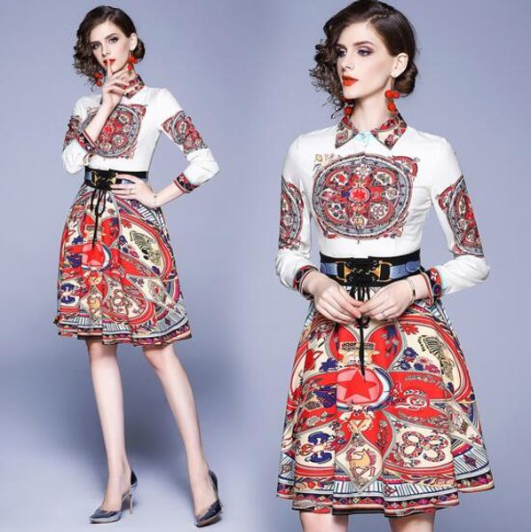 

new fashion all-match slim-fit printing a-line skirt, Black;gray