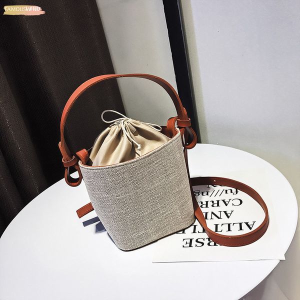 

women summer messenger crossbody bags women vintage beach straw bag burlap sling bucket bag beach bag messenger 35