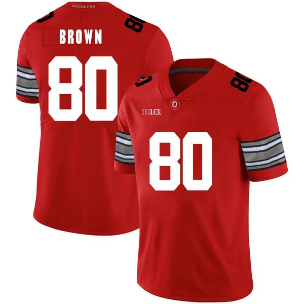 

nick vannett stitched mens ohio state buckeyes noah brown white black red game ncaa college jersey
