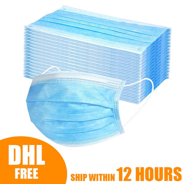 

одноразовая маска для лица earloop,толстые 3-слойные маски с эластичной ушной петлей, дышащая нетканая маска для лица с пылевым фильтром