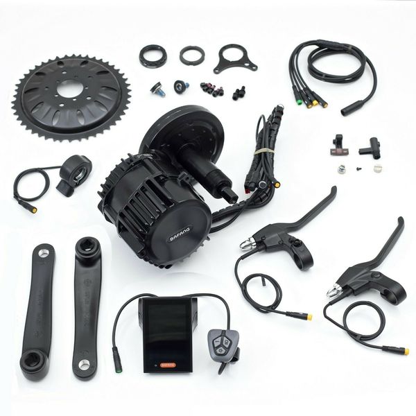 

68mm bb hd 48v1000w bafang mid drive conver ion kit 8fun electric bike bicycle