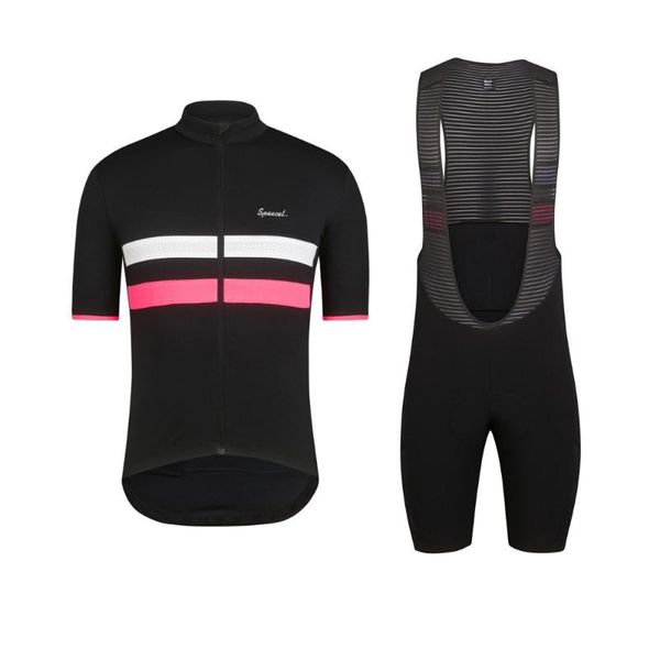 

spexcel 2020 new cargo short sleeve cycling jersey and bib shorts with reflective classic bicycle clothes for long time ride, Black;blue