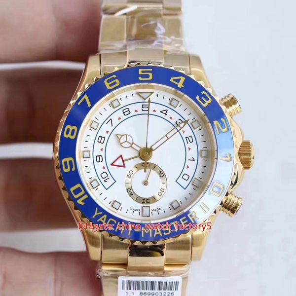 

6 style super quality chronograph jf 44mm 116680 116681 116688 116689 18k gold & steel swiss eta 7750 movement automatic mens watch watches, Slivery;brown