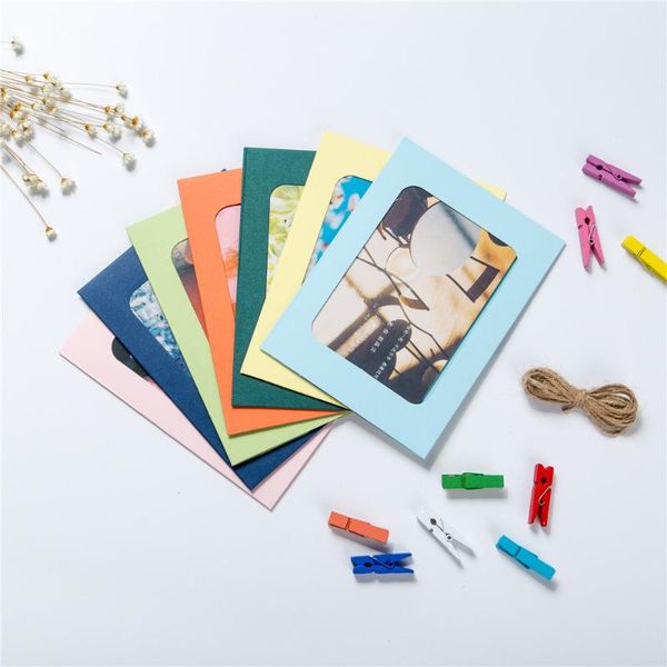 

set of clip wall decoration diy creative frame with mini color clothespin perfect home decor mini colored clothespins twine
