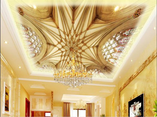 

custom p wall paper pattern style wallpaper ceiling wallpaper 3d living room bedroom ktv bar ceiling wall painting silk wallpaper mural