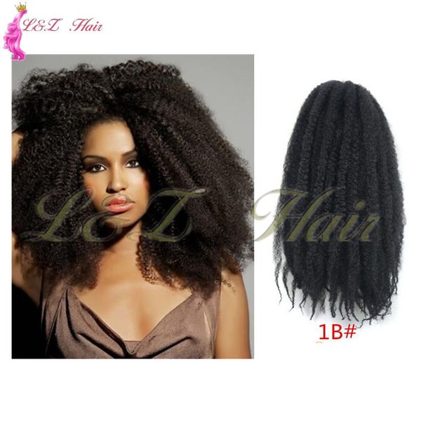 2020 Synthetic Marley Crochet Afro Twist Braiding Hair Extensions