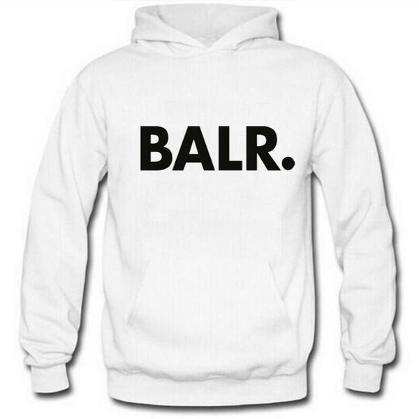 

balr mens stylist casual hoodies sweatshirt men women hip hop pullover fashion mens sportswear mens loose hoodies, Black