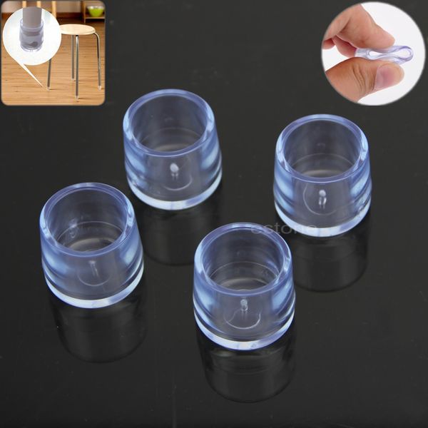 

4pcs/set rubber furniture table chair leg floor leg feet cap cover protectors round