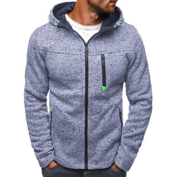 

luxury hoodies sweatshirts men autumn zipper patchwork cardigan jacket causal overcoat streetwear gym cotton sudadera hombre, Black