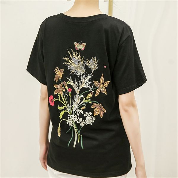 

2020 летней одежда греческой panshen одежда жилета футболка жилет труба половина орков назад цветок с короткими рукавами футболки свободным, White