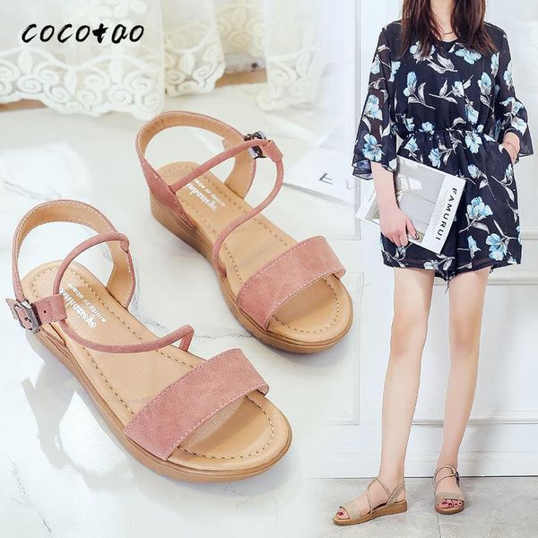 

sandals women 2020 new summer ins tide fairy style roman student fashion wild soft bottom comfortable women's shoes, Black