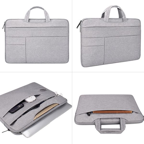 

lapbag 13.3inch 15.6inch waterproof notebook bag sleeve for macbook air pro computer shoulder handbag briefcase