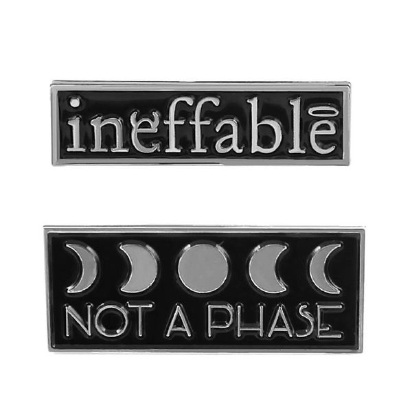 

creative alphabet board brooch badge jacket lapel women men coat shirt pins shirt collar lapel pins badge jewelry gift, Gray
