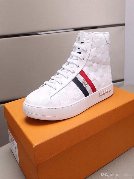 

18ss 2 style sell high men shoes canvas men casual shoes for autumn winter men sneaker plus size 38-45 yyy10, Black