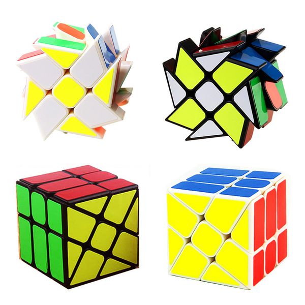 

magic cube puzzle twist toy 5.6cm 3x3x3 gears rotate puzzle wind and fire wheel educational gifts toys for kids