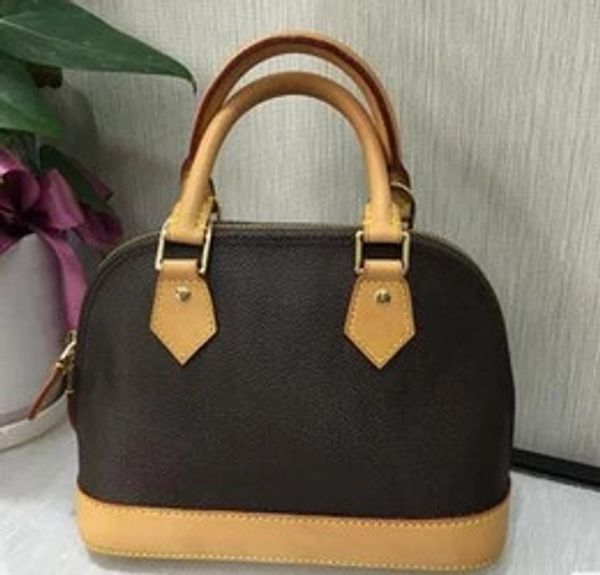 

new style shell bag real leather classic damier women famous canvas handbags oxide leather bag m53151
