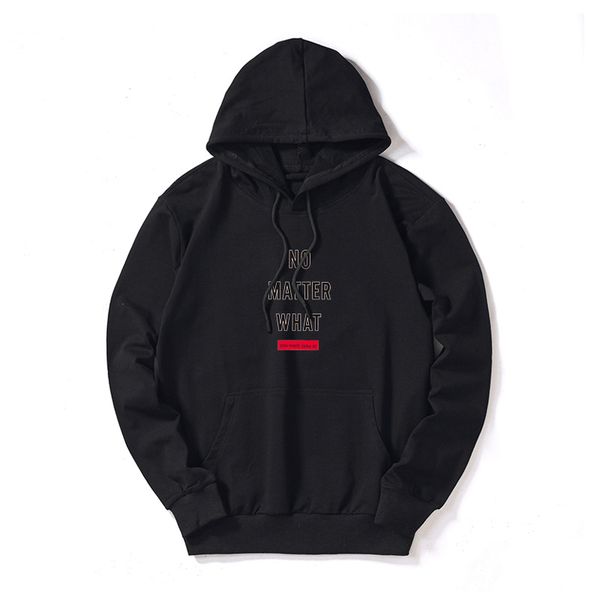 

women men printed hoodies 2019 luxury thin fashion deisgner solid color sweater couple cusual hoodies plus size m-5xl, Black