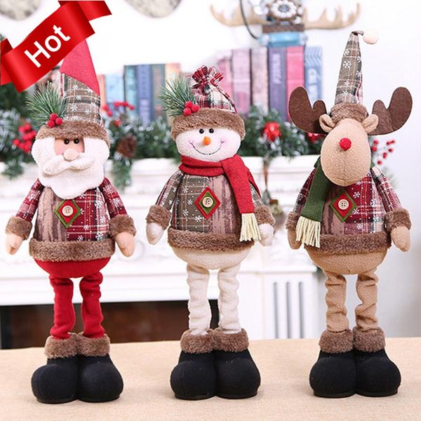 

2020 30 styles christmas decorations christmas dolls tree decorations innovative elk santa snowman