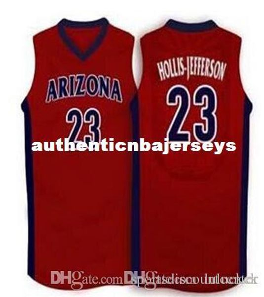 

factory outlet custom #23 hollis-jefferson arizona wildcats basketball jerseys embroidery stitched personalized custom any size and na, Black;blue