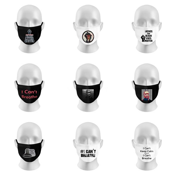 

breathing valve masks mouth sunscreen facial outdoor masks anti-fog reusable face er washable designer letter mask ffa4030-5 #244