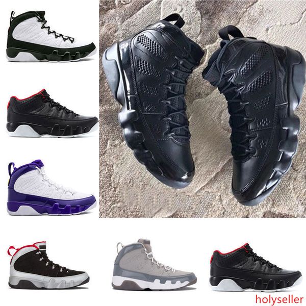 

9 bred men basketball shoes 9s iv 9 black anthracite university red sports shoes city of flight sneaker athletics size 8-13