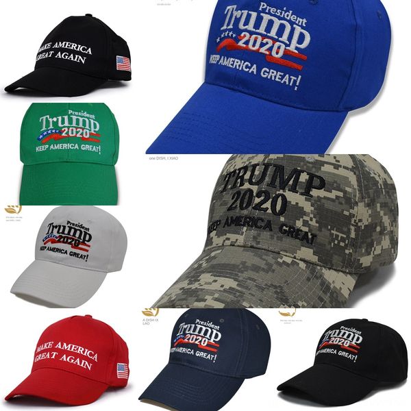 

zxvca 11 trump donald styles baseball hat starflag cap camouflage trump 2020 hats 3d embroidery letter adjustable snapback for party supplie, Blue;gray