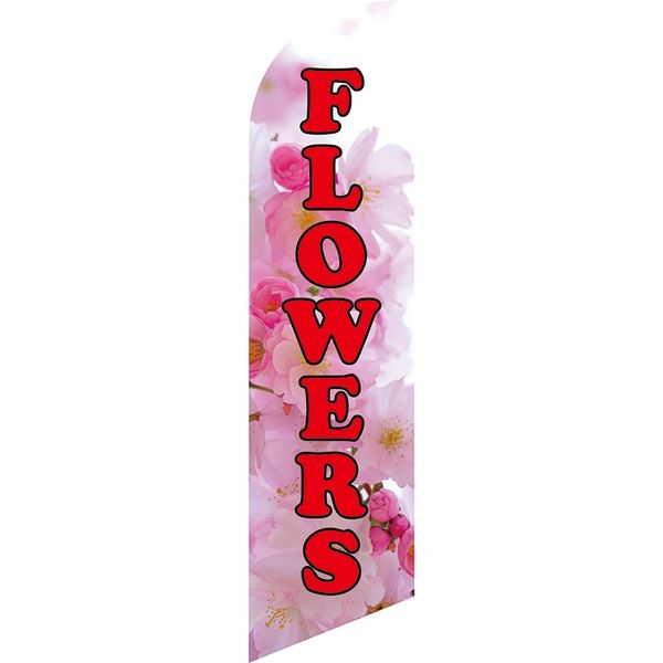 

flower shop store digital printing feather flag banner other home decor