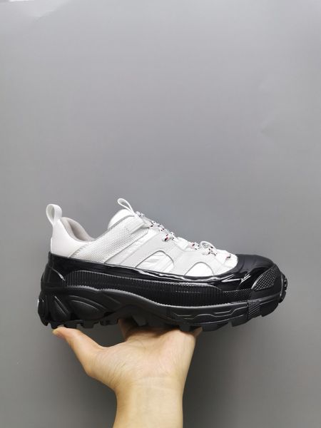 

2020 men and women sports shoes breathable wild leather casual wild non-slip wear-resistant outdoor travel shoes, Red;white