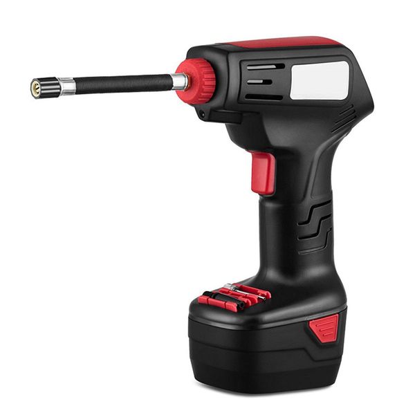 

universal car air compressor inflator pump hand held eu cigarette electric charger digital lcd bicycles motorcycles auto styling