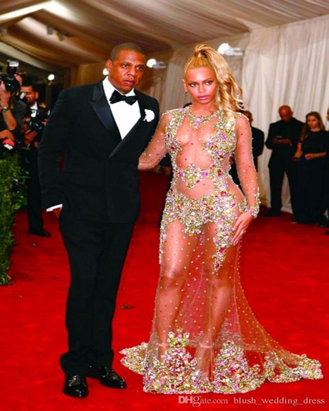 

sexy see through русалка пром платья jewel бисер кристаллы роскошный красный ковер платья вечерние платья backless sexy тюль pageant gowns, Black