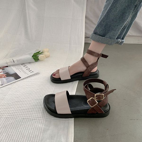 

beige heeled sandals fashion womens shoes 2020 strappy heels muffins shoe black sports women's lace up sandals summer