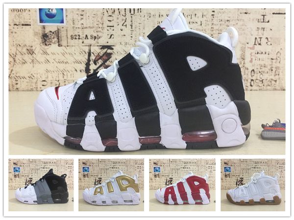 

2018 Hot Sale 96 QS Olympic Varsity Maroon Men Basketball air Shoes CHI black gold Airs 3M Scottie Pippen Uptempo women Sports Sneakers