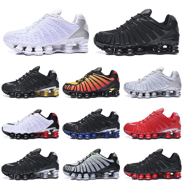 

tl mens trainer running shoes metallic silver clay triple black university red white silver men sports sneakers size 40-46