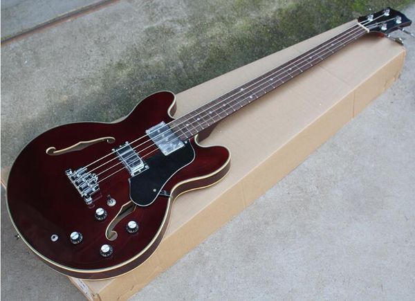 

четыре строки electric bass tiger maple deep wine red rosewood накладка, свободная перевозка груза