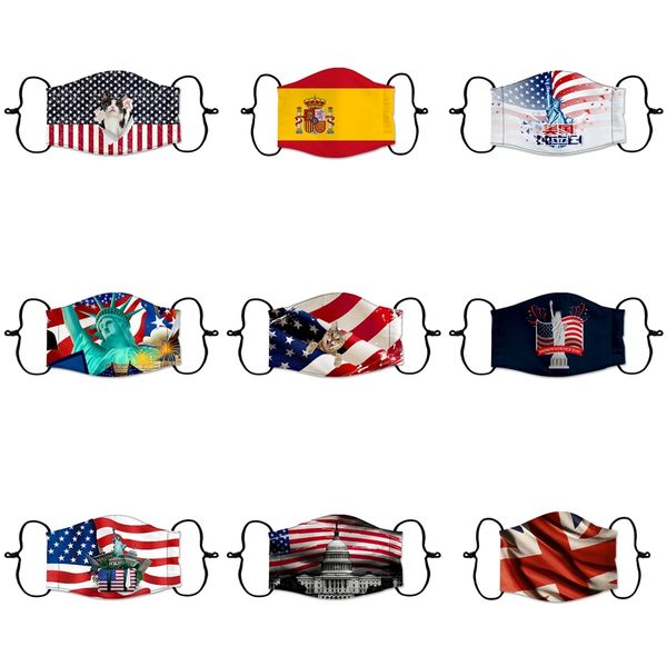 

wholesale fashion party anime designer face mask fun fancy dress washable mouth muffle mask reusable dust warm windproof cotton mas #91