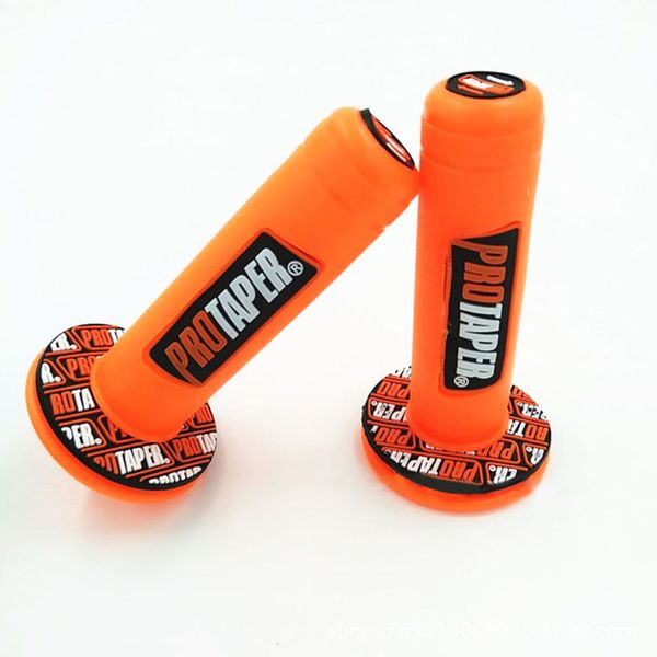 

1pair motorcycle bicycle atv hand grip autobike handlebar handle bar rubber viscous gel-like surface